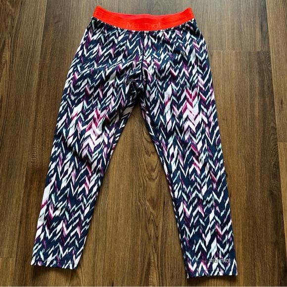 Marmot Womens Leggings Size Small Colorful Workout Stretch Outdoors Lightweight - Picture 1 of 8
